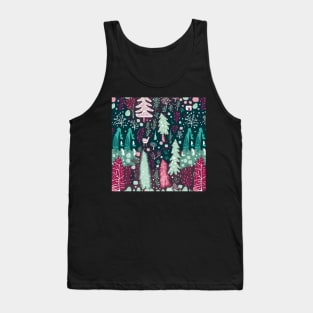 Christmas night in the forest VI Tank Top